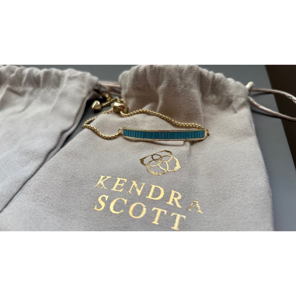 Kendra Scott Jack Turquoise Crystal bracelet - Picture 2 of 4